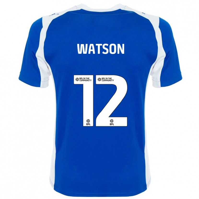 Danxen Damen Tom Watson #12 Blau Weiß Heimtrikot Trikot 2025/26 T-Shirt