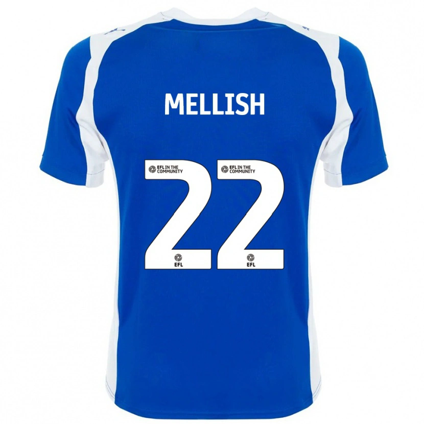 Danxen Damen Jon Mellish #22 Blau Weiß Heimtrikot Trikot 2025/26 T-Shirt