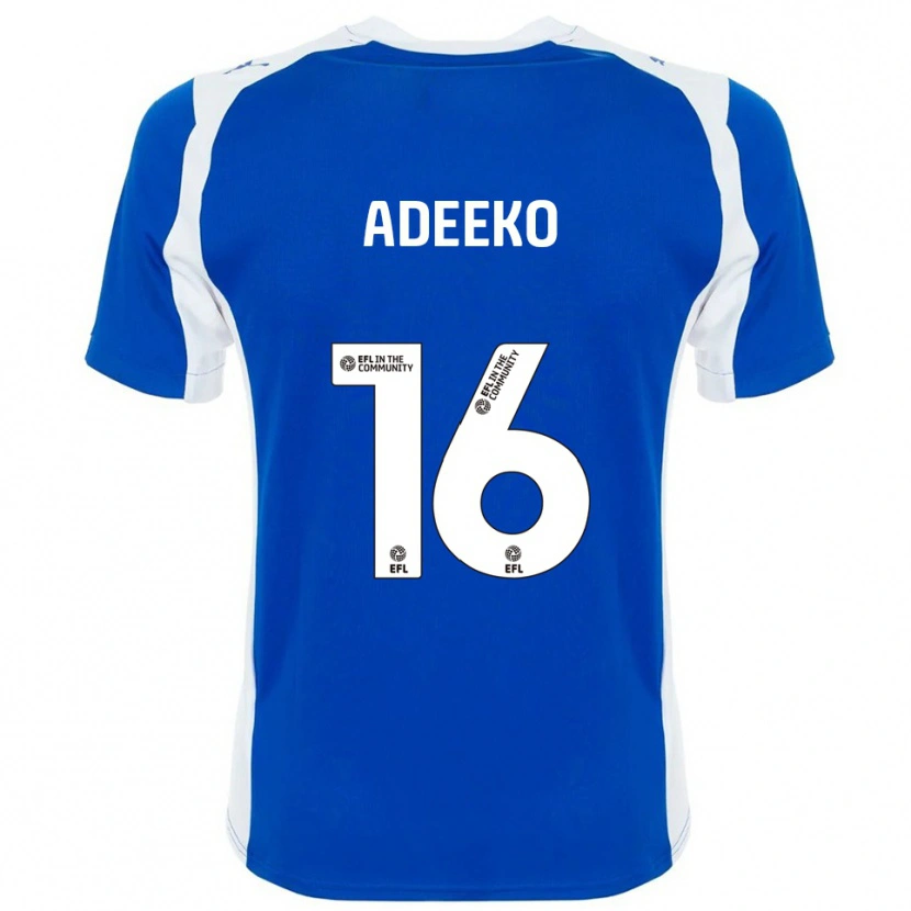 Danxen Damen Baba Adeeko #16 Blau Weiß Heimtrikot Trikot 2025/26 T-Shirt