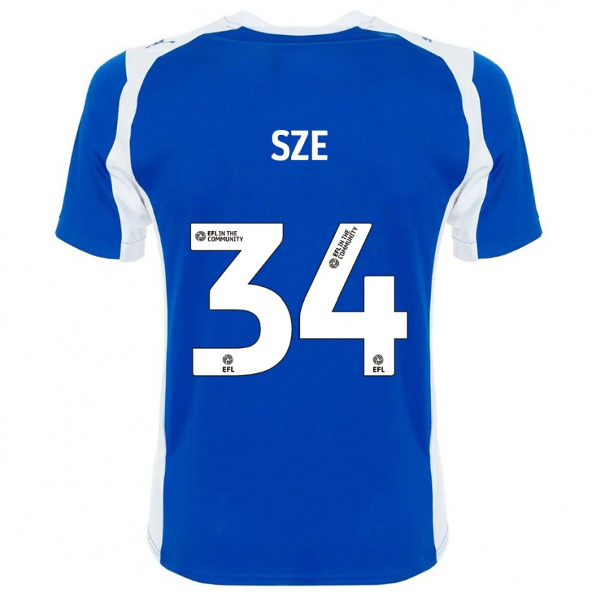 Danxen Damen Chris Sze #34 Blau Weiß Heimtrikot Trikot 2025/26 T-Shirt