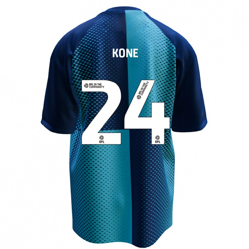 Danxen Damen Richard Kone #24 Blau Himmelblau Heimtrikot Trikot 2025/26 T-Shirt