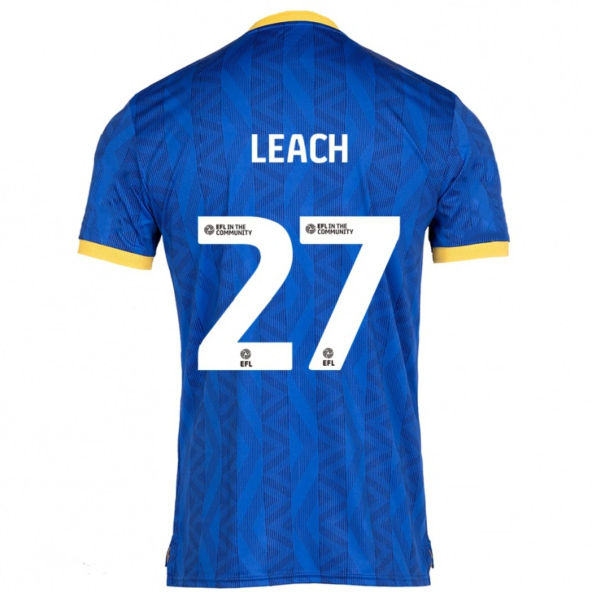 Danxen Damen Ed Leach #27 Marine Gelb Heimtrikot Trikot 2025/26 T-Shirt