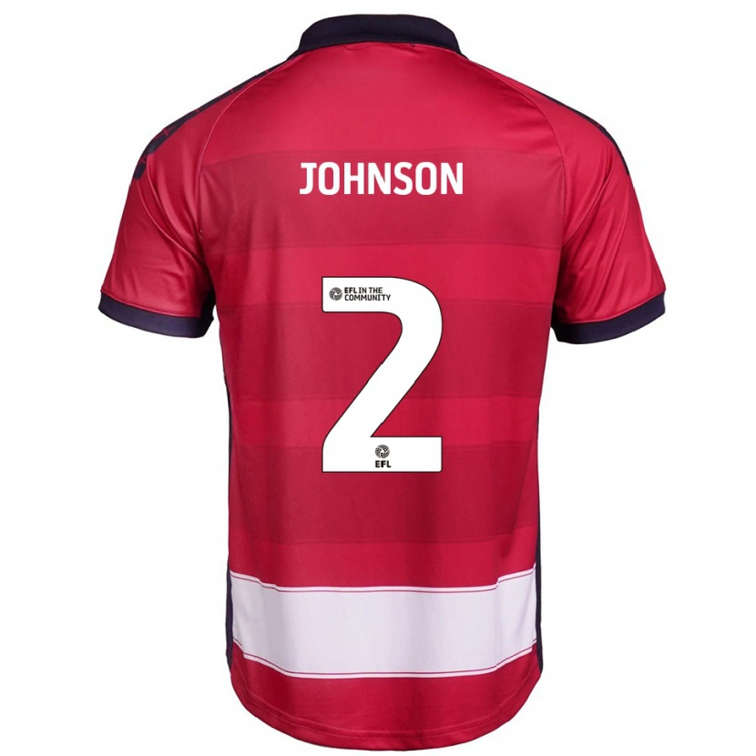 Danxen Damen Ryley Johnson #2 Rot Weiß Heimtrikot Trikot 2025/26 T-Shirt