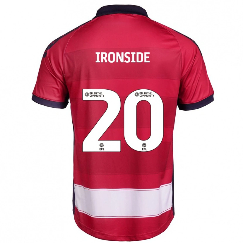 Danxen Damen Joe Ironside #20 Rot Weiß Heimtrikot Trikot 2025/26 T-Shirt