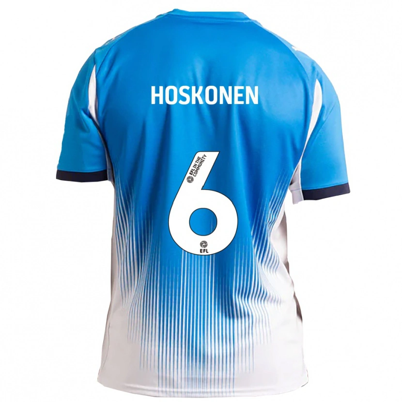 Danxen Damen Arttu Hoskonen #6 Blau Weiß Heimtrikot Trikot 2025/26 T-Shirt