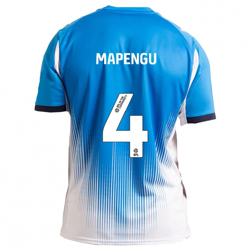 Danxen Damen Nathaniel Mapengu #4 Blau Weiß Heimtrikot Trikot 2025/26 T-Shirt
