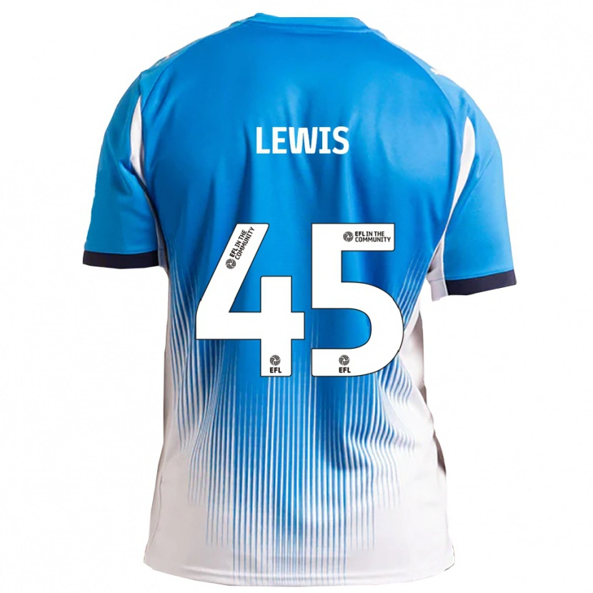Danxen Damen Jake Lewis #45 Blau Weiß Heimtrikot Trikot 2025/26 T-Shirt