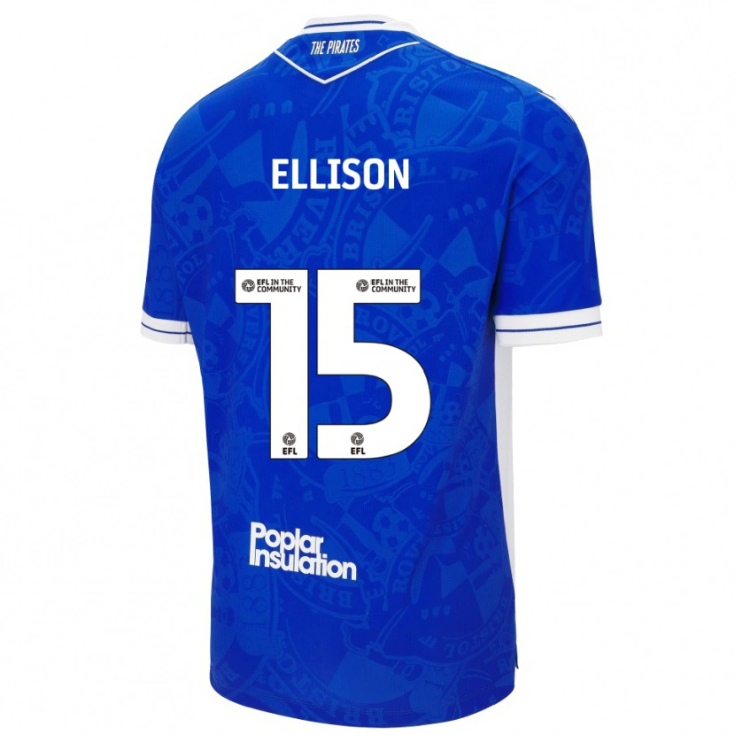 Danxen Damen Dan Ellison #15 Blau Weiß Heimtrikot Trikot 2025/26 T-Shirt