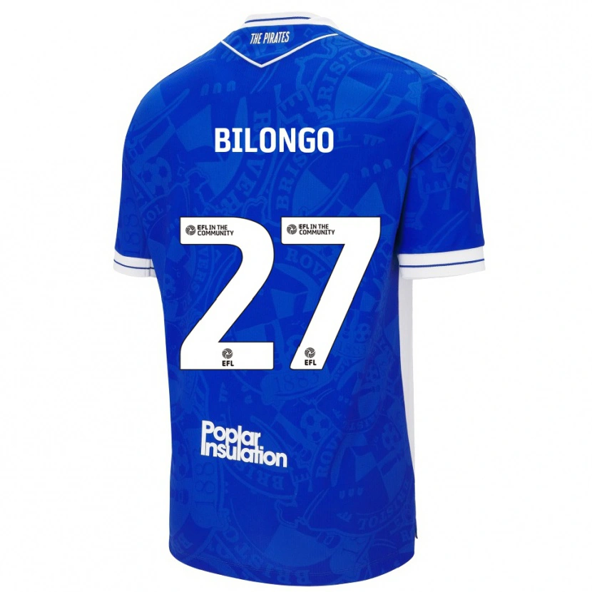 Danxen Damen Bryant Bilongo #27 Blau Weiß Heimtrikot Trikot 2025/26 T-Shirt
