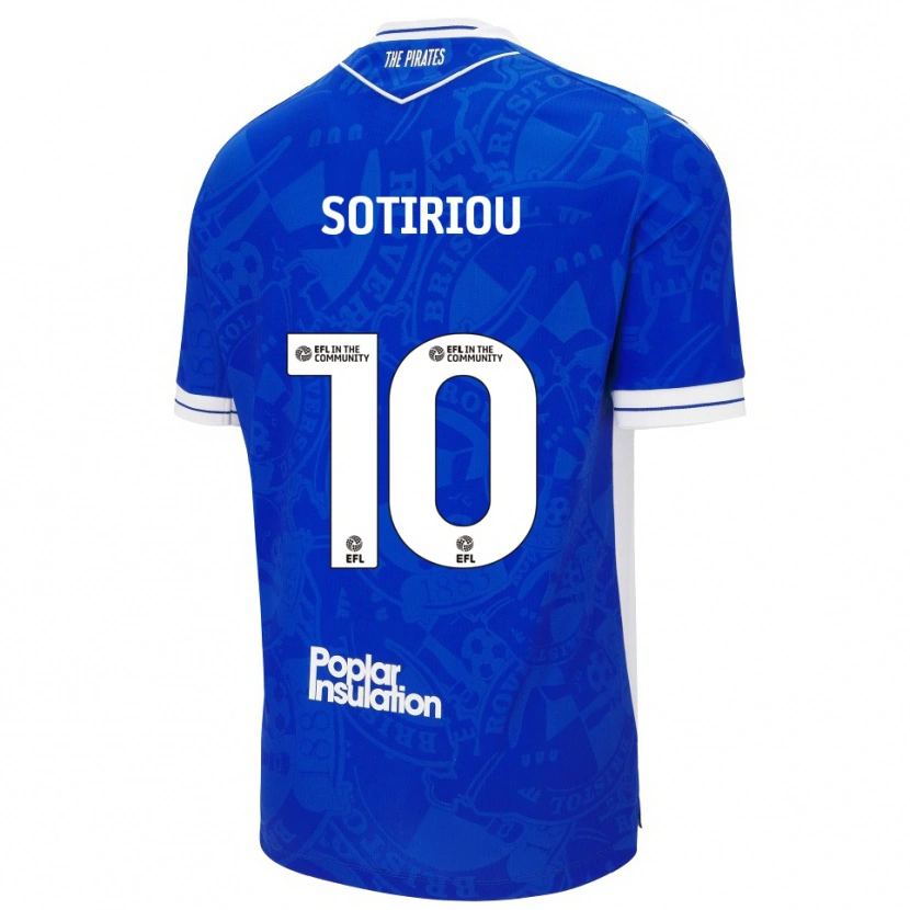 Danxen Damen Ruel Sotiriou #10 Blau Weiß Heimtrikot Trikot 2025/26 T-Shirt