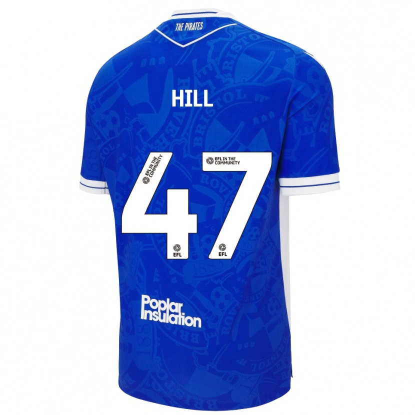 Danxen Damen Kian Hill #47 Blau Weiß Heimtrikot Trikot 2025/26 T-Shirt