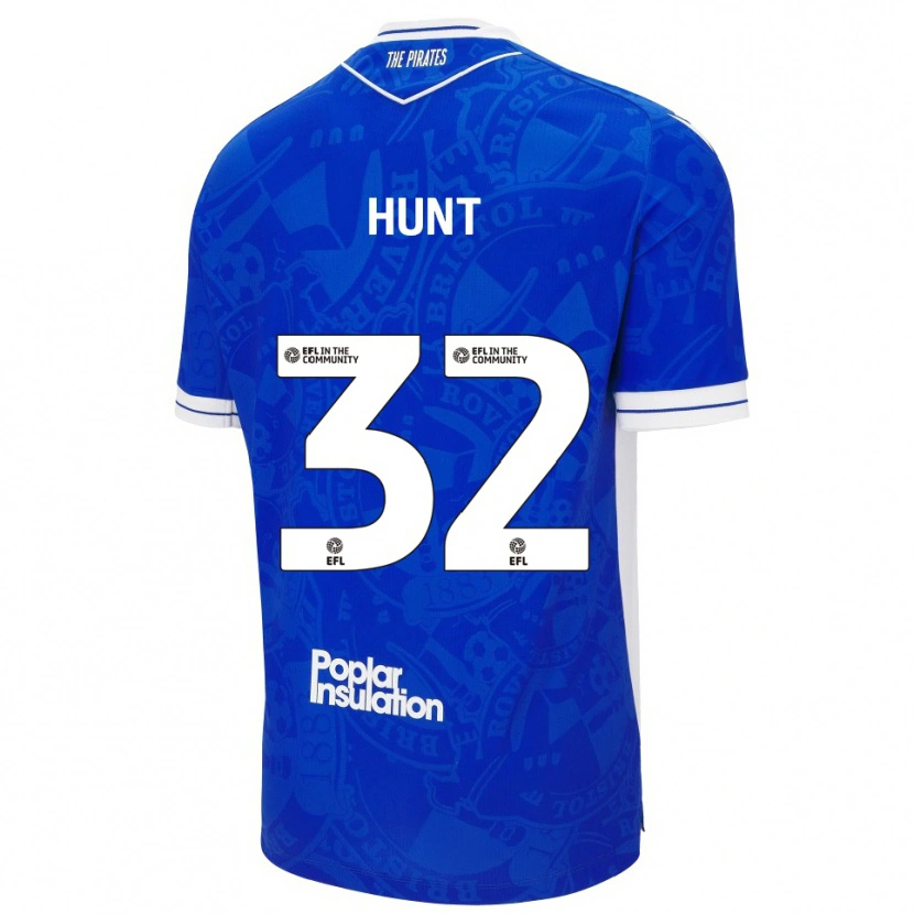 Danxen Damen Jack Hunt #32 Blau Weiß Heimtrikot Trikot 2025/26 T-Shirt