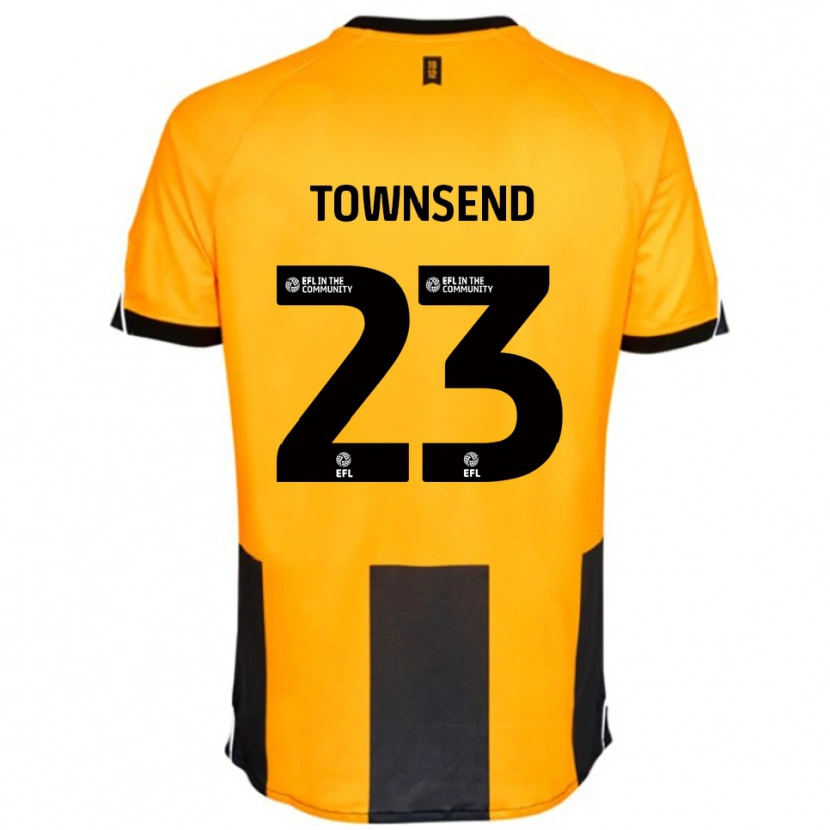 Danxen Damen Eleanor Townsend #23 Orange Schwarz Heimtrikot Trikot 2025/26 T-Shirt