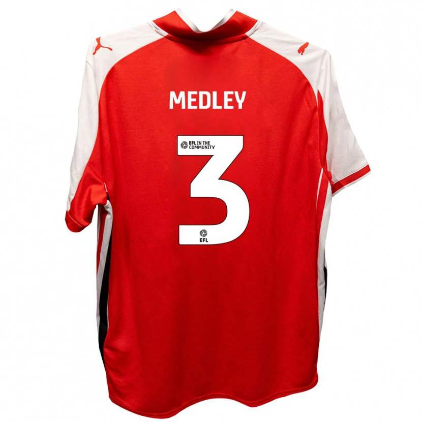 Danxen Damen Zech Medley #3 Rot Weiß Heimtrikot Trikot 2025/26 T-Shirt