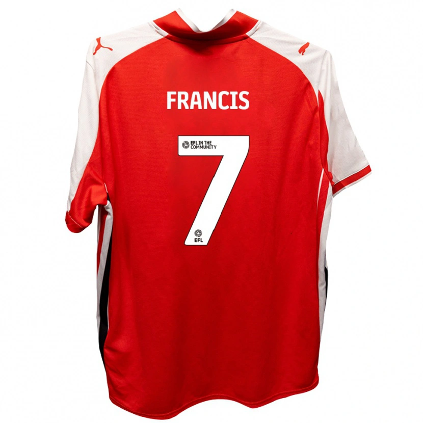 Danxen Damen Dannen Francis #7 Rot Weiß Heimtrikot Trikot 2025/26 T-Shirt