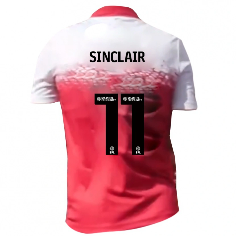 Danxen Damen Isaac Sinclair #11 Rot Weiß Heimtrikot Trikot 2025/26 T-Shirt