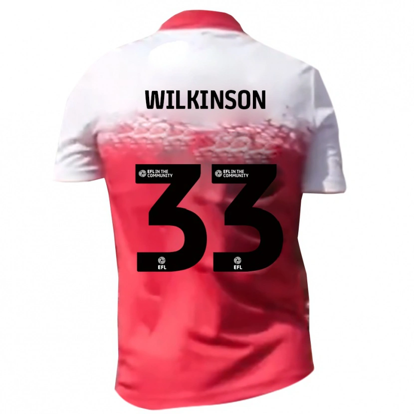 Danxen Damen Finlay Wilkinson #33 Rot Weiß Heimtrikot Trikot 2025/26 T-Shirt