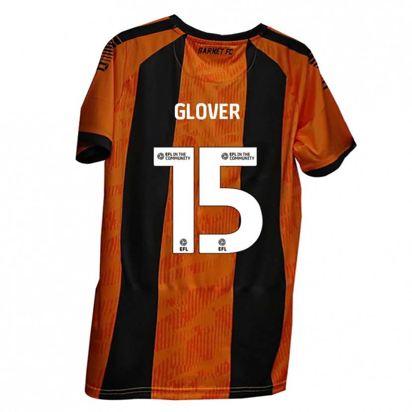Danxen Damen Ryan Glover #15 Orange Schwarz Heimtrikot Trikot 2025/26 T-Shirt