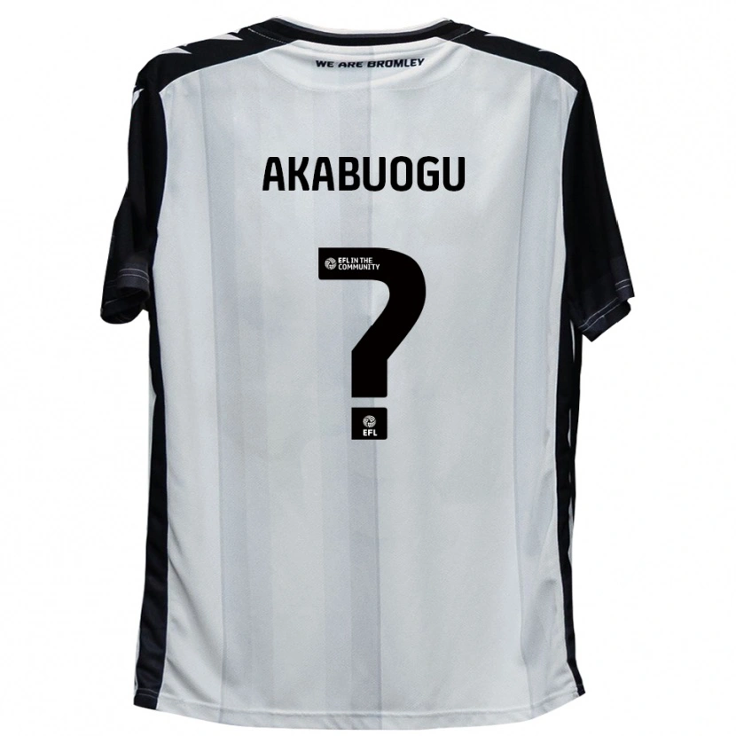 Danxen Damen Alessio Akabuogu #0 Weiß Schwarz Heimtrikot Trikot 2025/26 T-Shirt