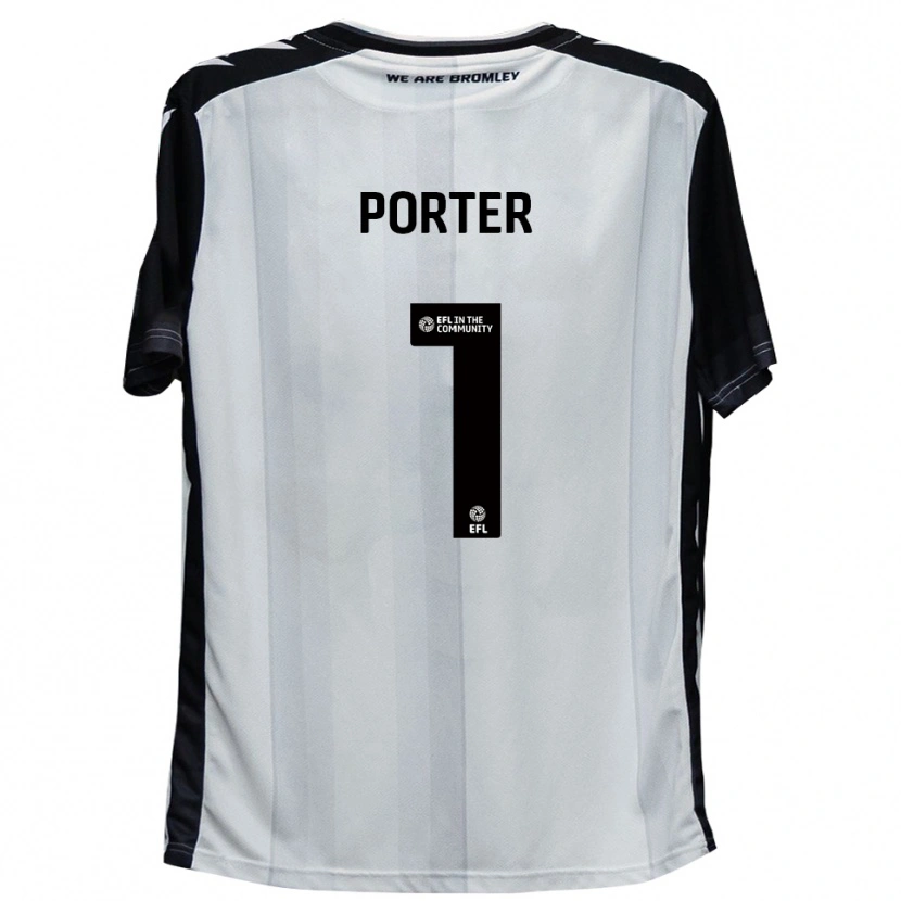 Danxen Damen George Porter #1 Weiß Schwarz Heimtrikot Trikot 2025/26 T-Shirt