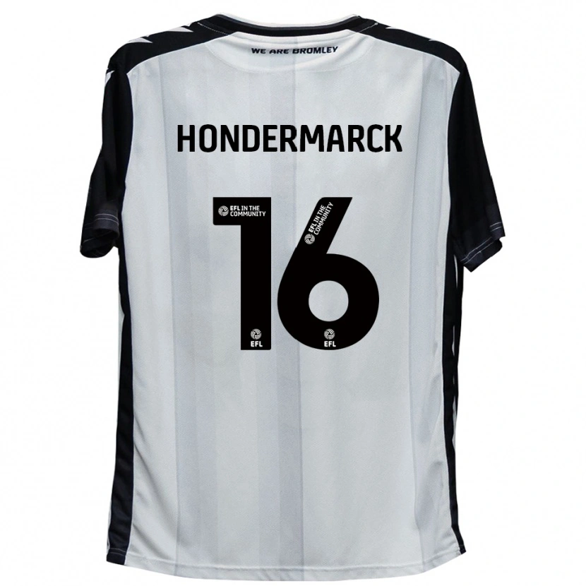Danxen Damen William Hondermarck #16 Weiß Schwarz Heimtrikot Trikot 2025/26 T-Shirt