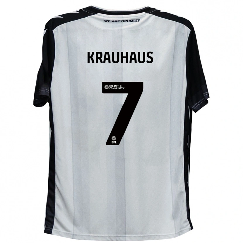 Danxen Damen Ben Krauhaus #7 Weiß Schwarz Heimtrikot Trikot 2025/26 T-Shirt