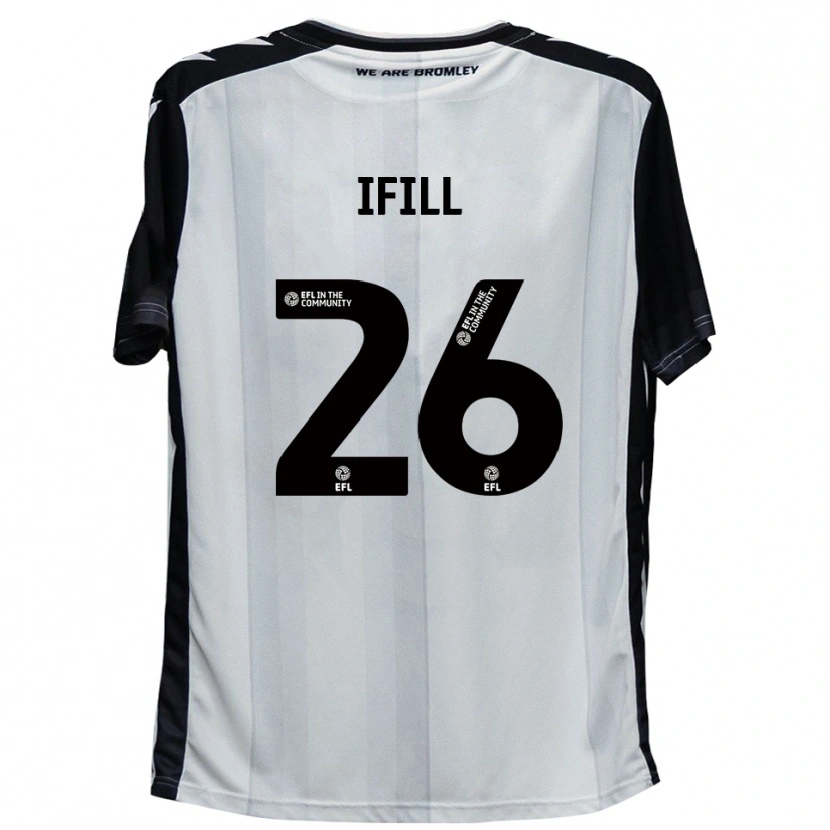 Danxen Damen Marcus Ifill #26 Weiß Schwarz Heimtrikot Trikot 2025/26 T-Shirt