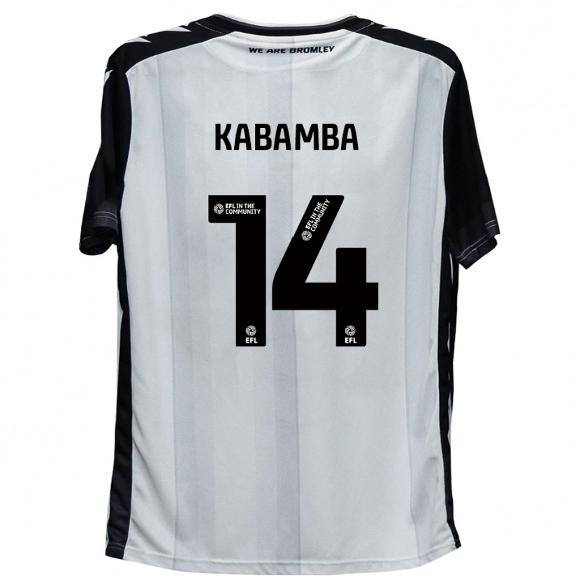 Danxen Damen Nicke Kabamba #14 Weiß Schwarz Heimtrikot Trikot 2025/26 T-Shirt
