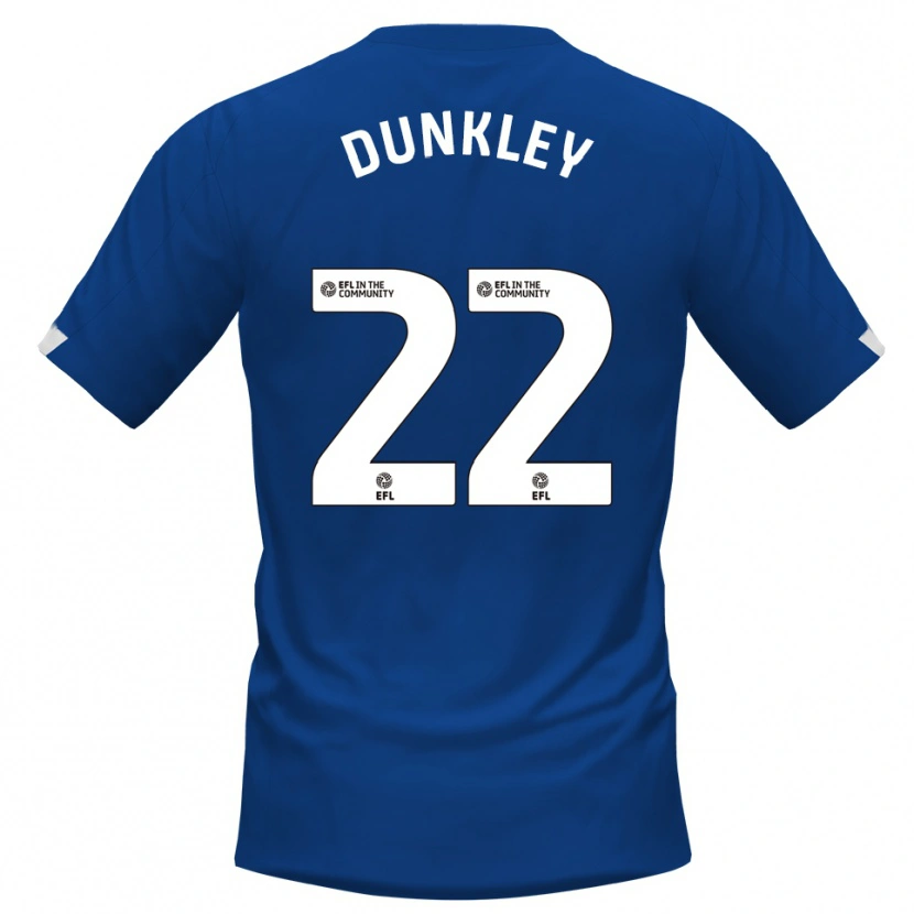 Danxen Damen Chey Dunkley #22 Blau Weiß Heimtrikot Trikot 2025/26 T-Shirt