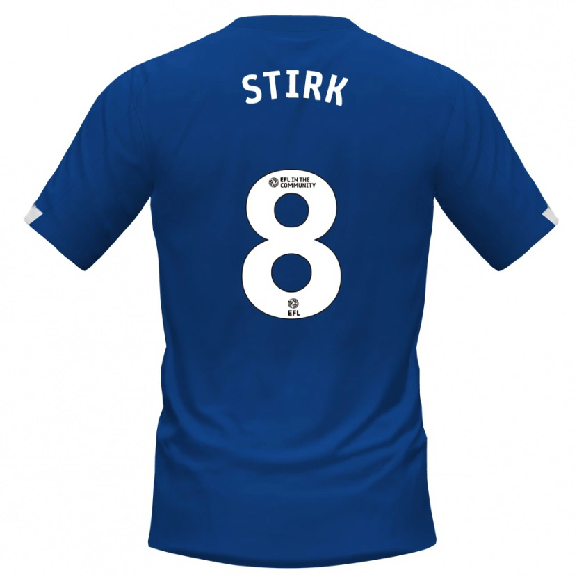 Danxen Damen Ryan Stirk #8 Blau Weiß Heimtrikot Trikot 2025/26 T-Shirt