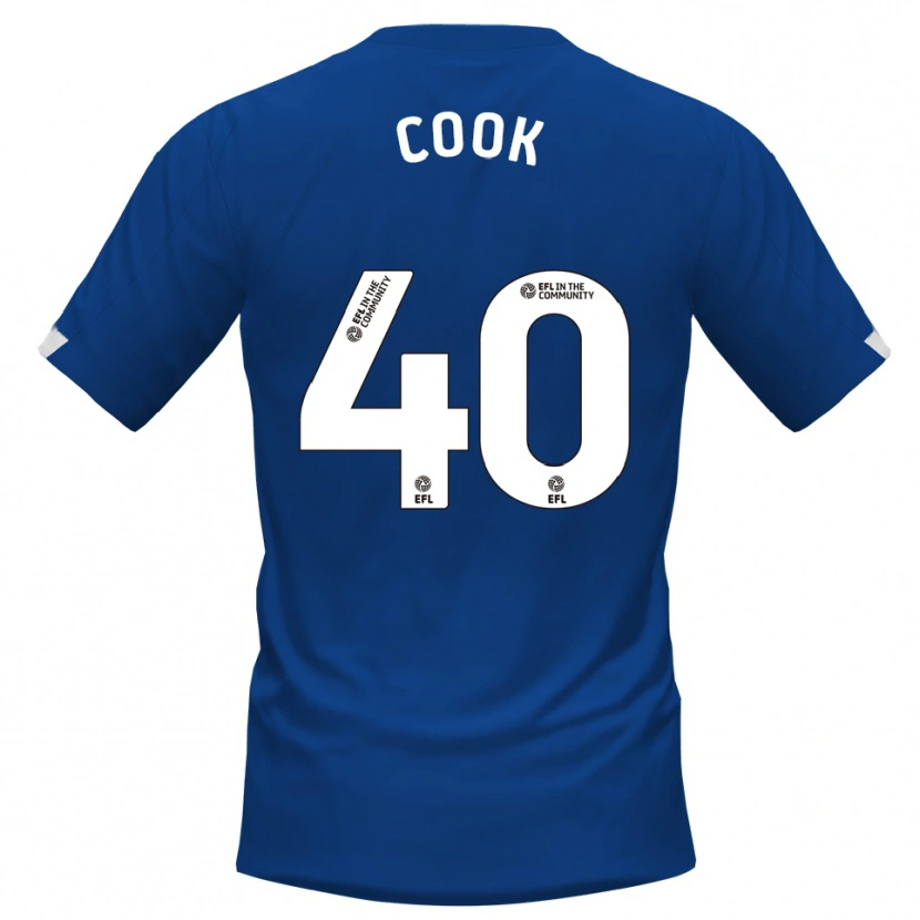 Danxen Damen Connor Cook #40 Blau Weiß Heimtrikot Trikot 2025/26 T-Shirt