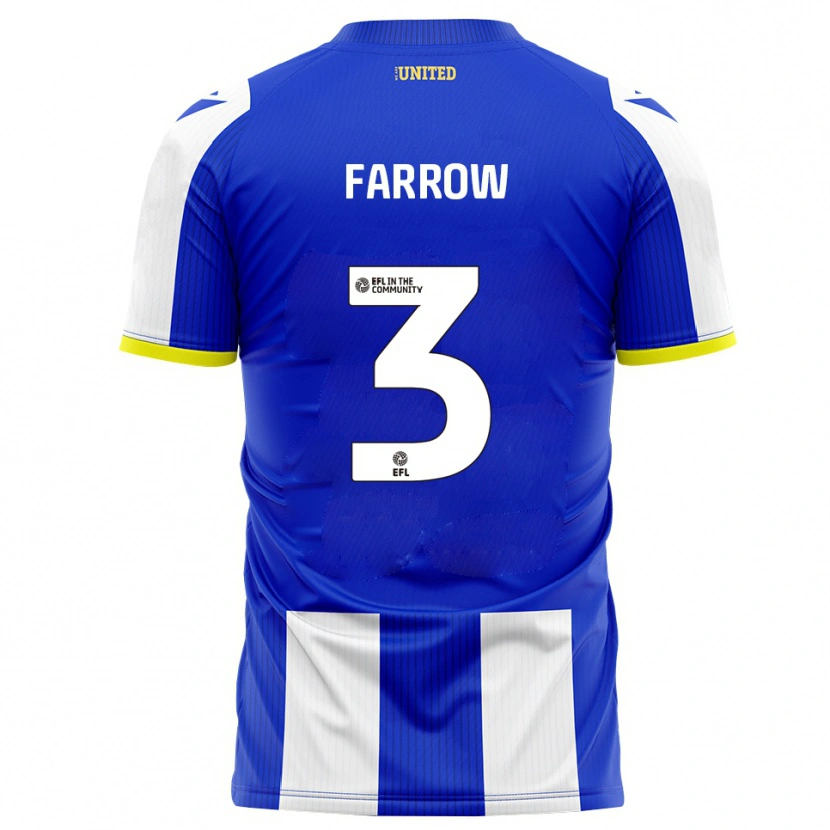 Danxen Damen Sophie Farrow #3 Blau Weiß Heimtrikot Trikot 2025/26 T-Shirt
