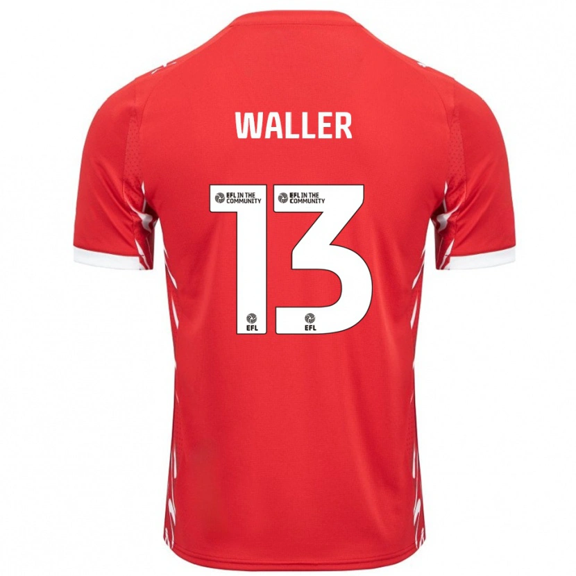 Danxen Damen Sam Waller #13 Rot Weiß Heimtrikot Trikot 2025/26 T-Shirt