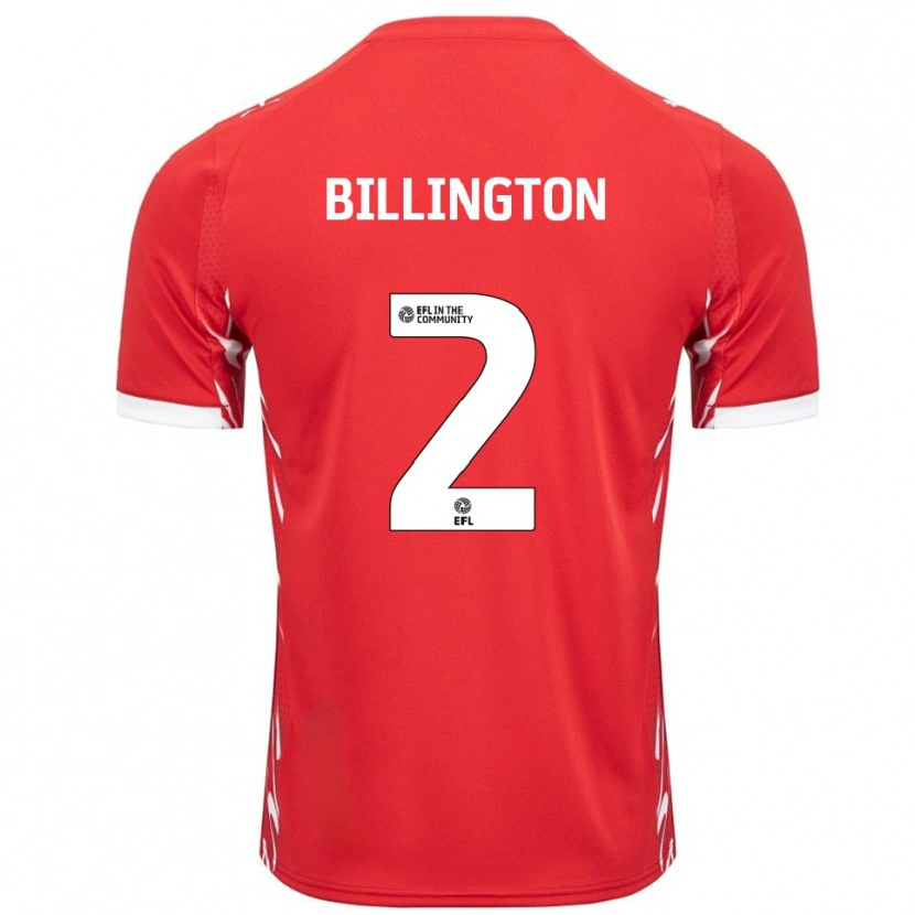 Danxen Damen Lewis Billington #2 Rot Weiß Heimtrikot Trikot 2025/26 T-Shirt