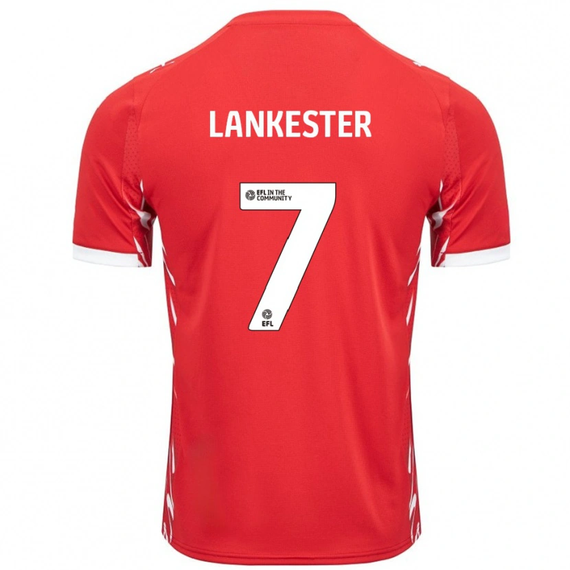 Danxen Damen Jack Lankester #7 Rot Weiß Heimtrikot Trikot 2025/26 T-Shirt
