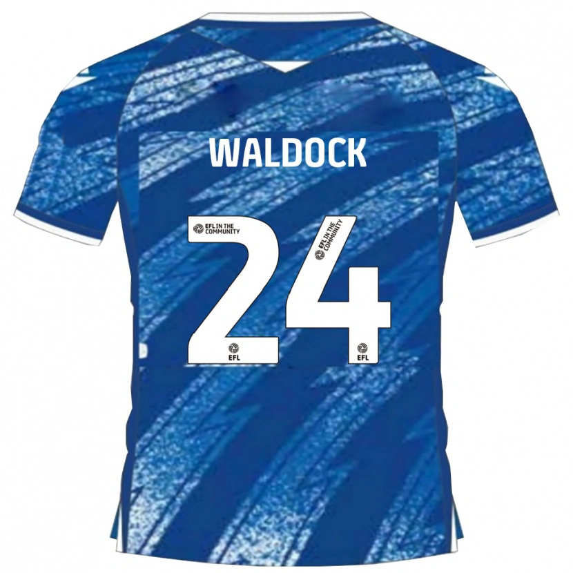 Danxen Damen Harry Waldock #24 Blau Weiß Heimtrikot Trikot 2025/26 T-Shirt