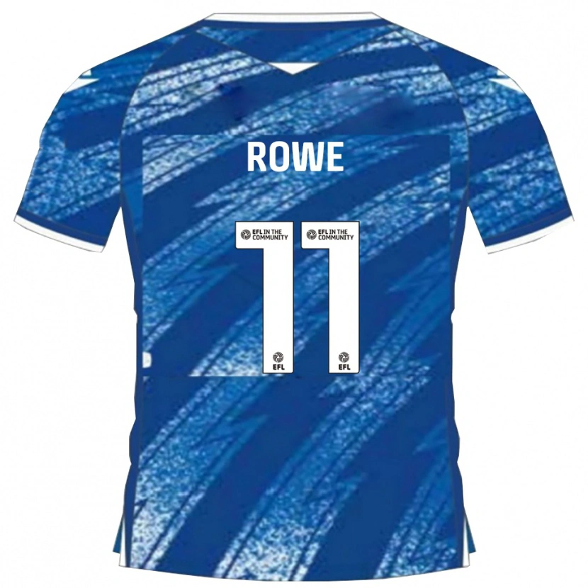Danxen Damen Aaron Rowe #11 Blau Weiß Heimtrikot Trikot 2025/26 T-Shirt