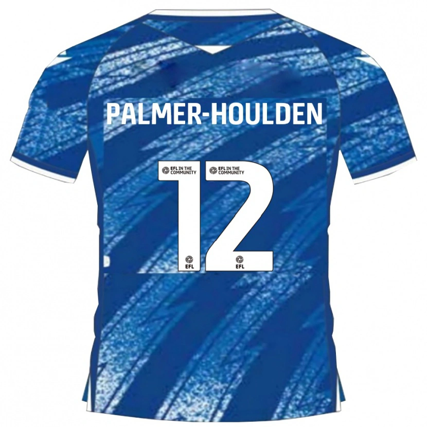 Danxen Damen Seb Palmer-Houlden #12 Blau Weiß Heimtrikot Trikot 2025/26 T-Shirt