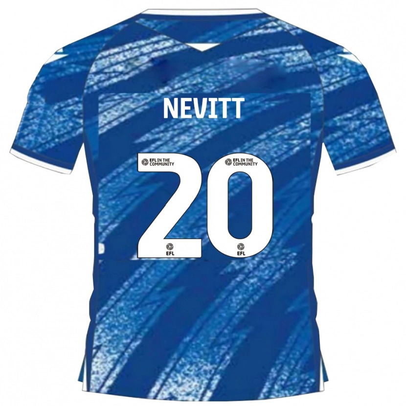 Danxen Damen Elliott Nevitt #20 Blau Weiß Heimtrikot Trikot 2025/26 T-Shirt