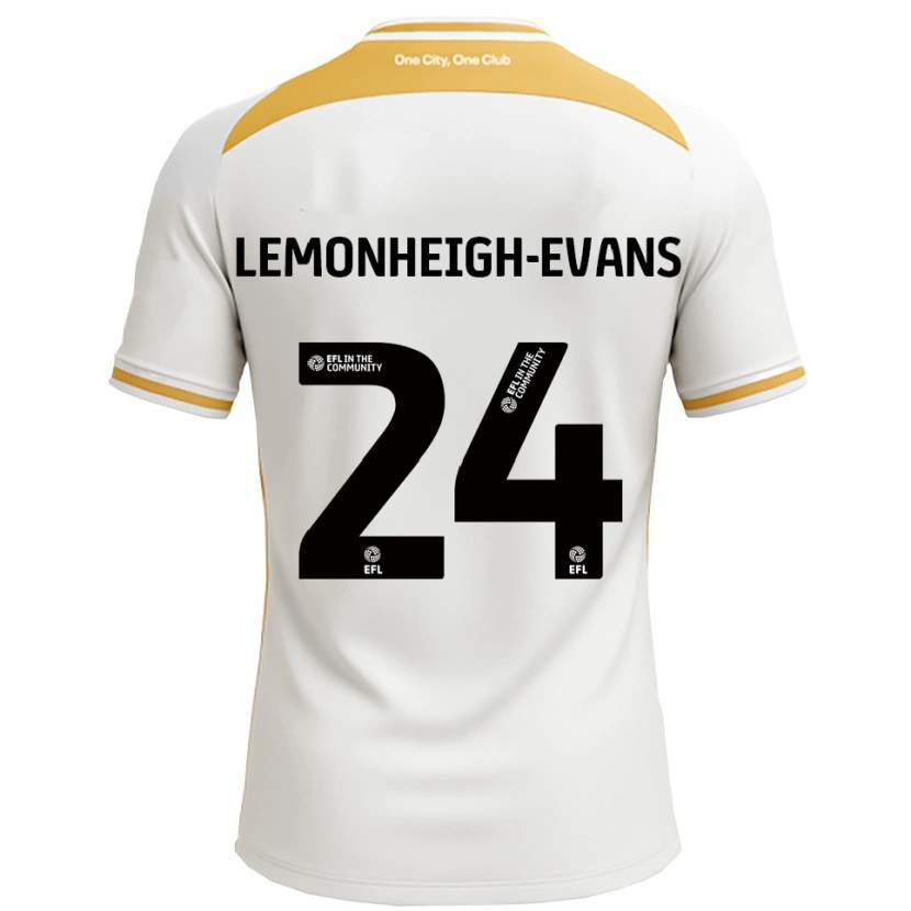 Danxen Damen Connor Lemonheigh-Evans #24 Weiß Gold Heimtrikot Trikot 2025/26 T-Shirt