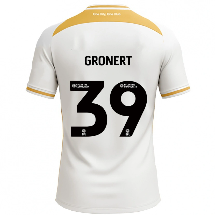 Danxen Damen Alex Gronert #39 Weiß Gold Heimtrikot Trikot 2025/26 T-Shirt