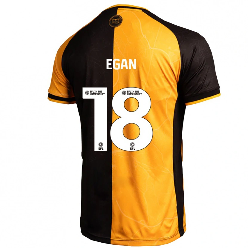 Danxen Damen Cameron Egan #18 Gelb Schwarz Heimtrikot Trikot 2025/26 T-Shirt