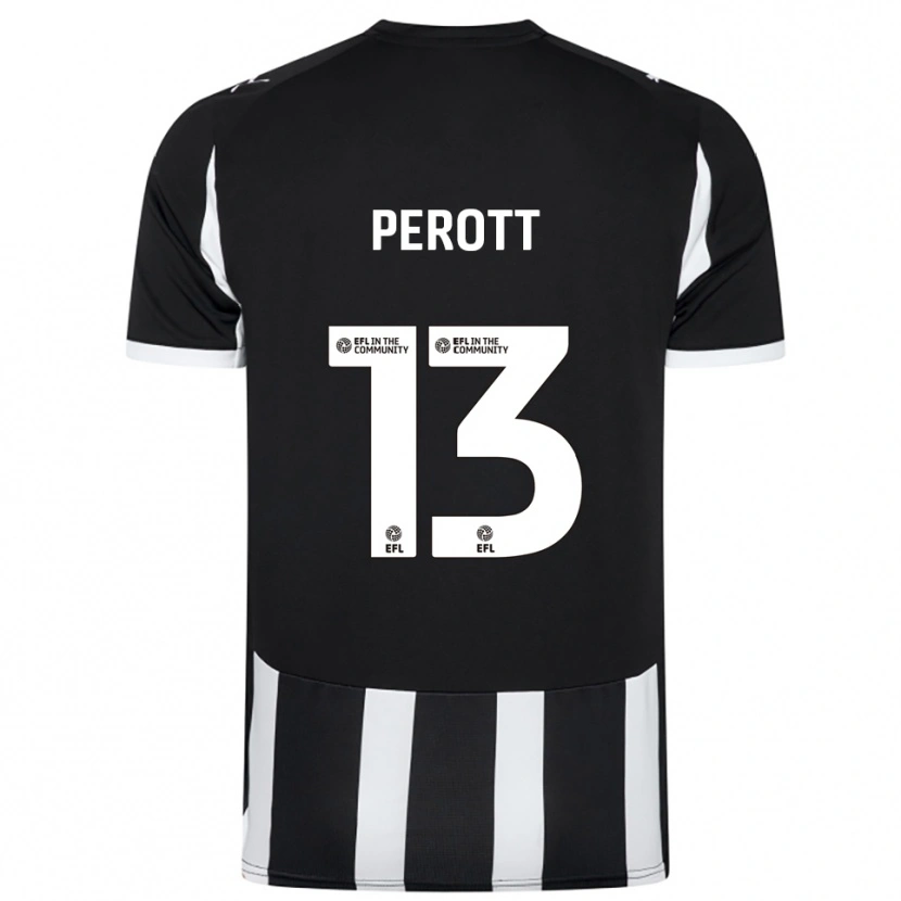 Danxen Damen Milai Perott #13 Schwarz Weiß Heimtrikot Trikot 2025/26 T-Shirt