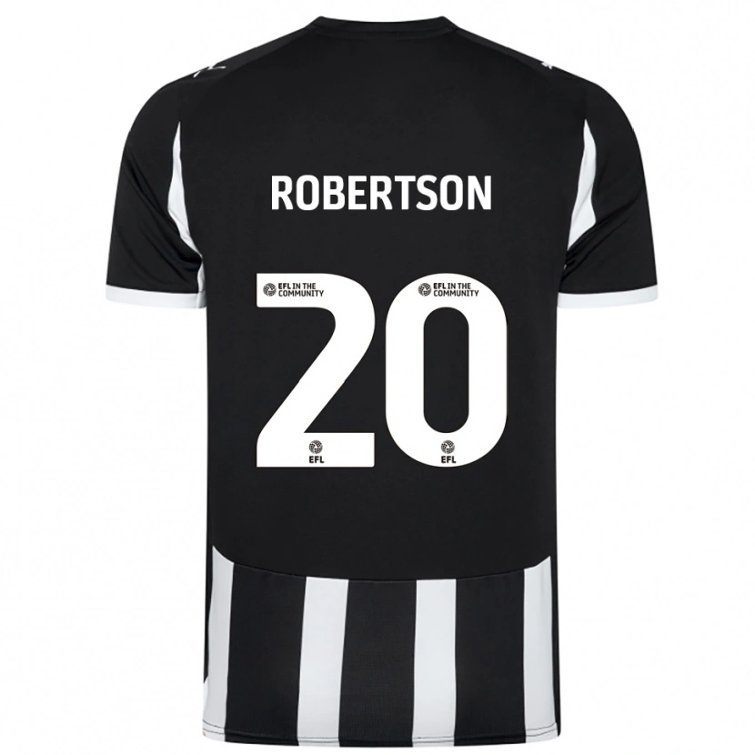 Danxen Damen Scott Robertson #20 Schwarz Weiß Heimtrikot Trikot 2025/26 T-Shirt