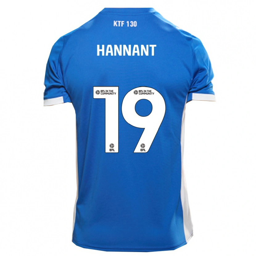 Danxen Damen Luke Hannant #19 Blau Weiß Heimtrikot Trikot 2025/26 T-Shirt