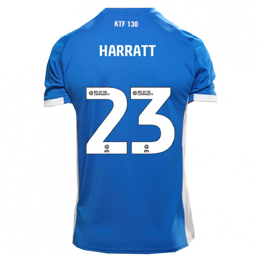 Danxen Damen Kian Harratt #23 Blau Weiß Heimtrikot Trikot 2025/26 T-Shirt