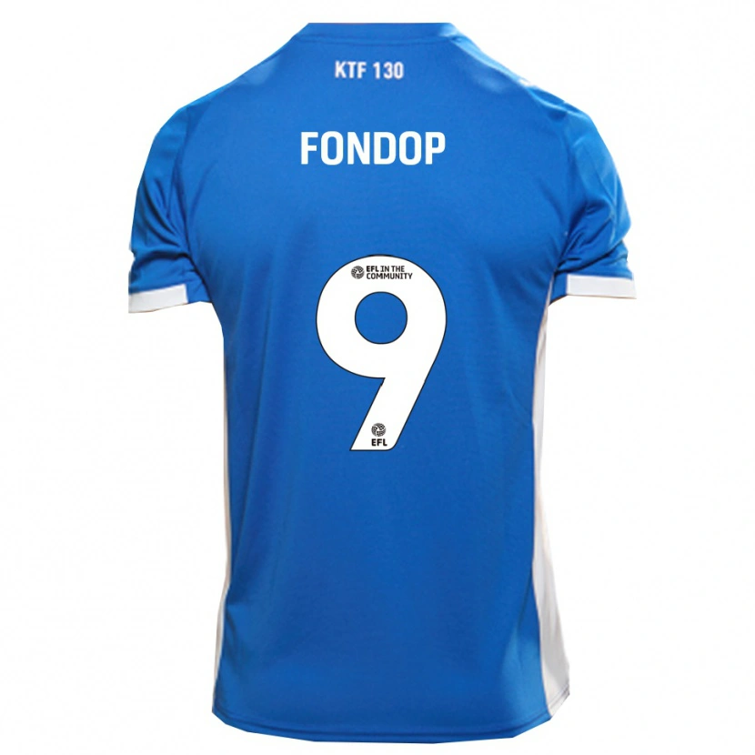 Danxen Damen Mike Fondop #9 Blau Weiß Heimtrikot Trikot 2025/26 T-Shirt
