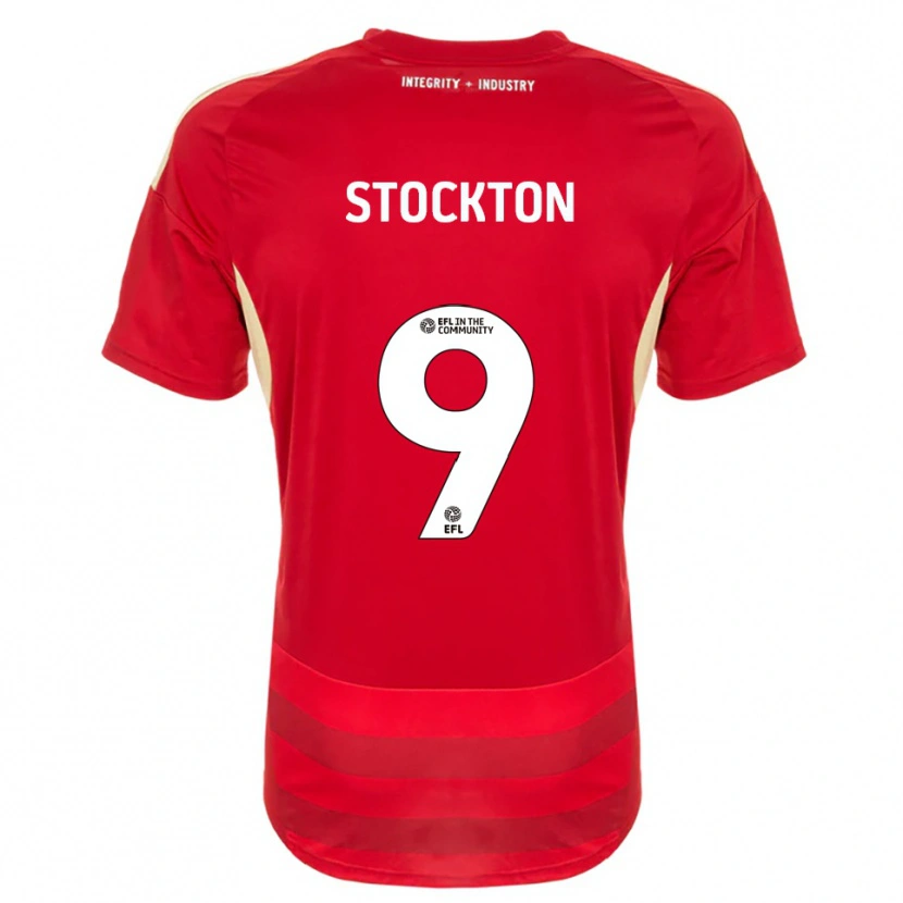 Danxen Damen Cole Stockton #9 Rot Weiß Heimtrikot Trikot 2025/26 T-Shirt