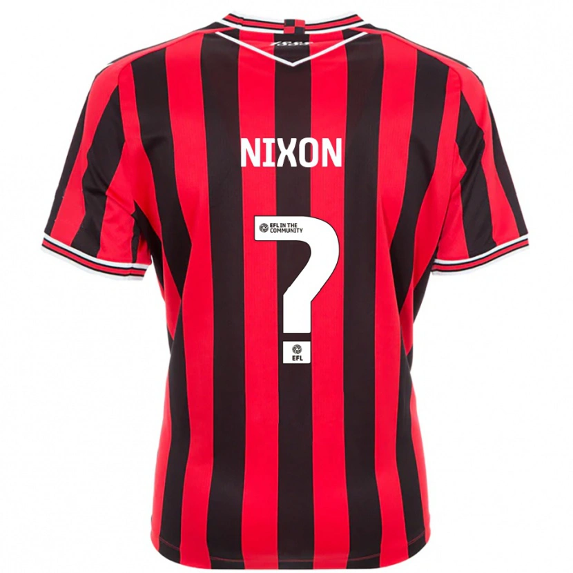 Danxen Damen Freya Nixon #0 Rot Schwarz Heimtrikot Trikot 2025/26 T-Shirt