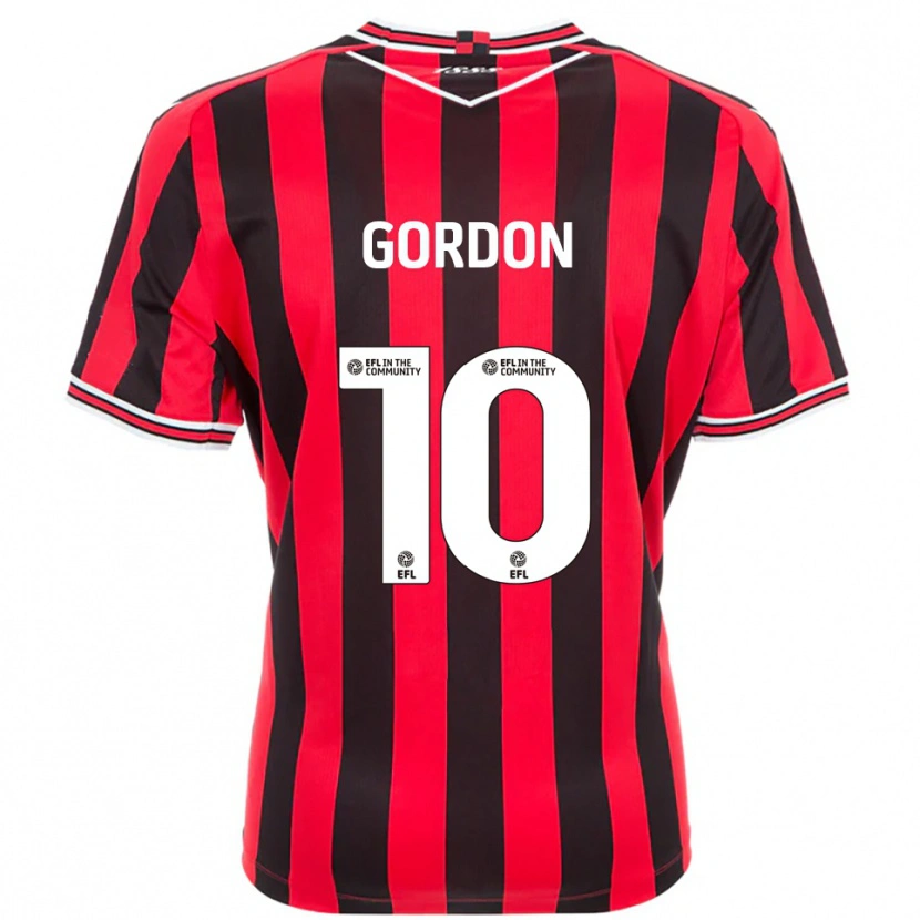 Danxen Damen Josh Gordon #10 Rot Schwarz Heimtrikot Trikot 2025/26 T-Shirt